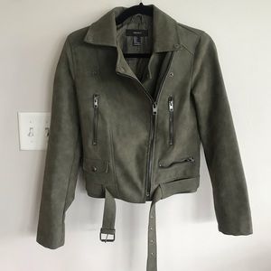 Size small army green jacket
